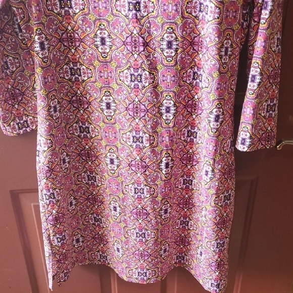 Lands' End Multicolor Long Sleeve Dress - Picture 8 of 10